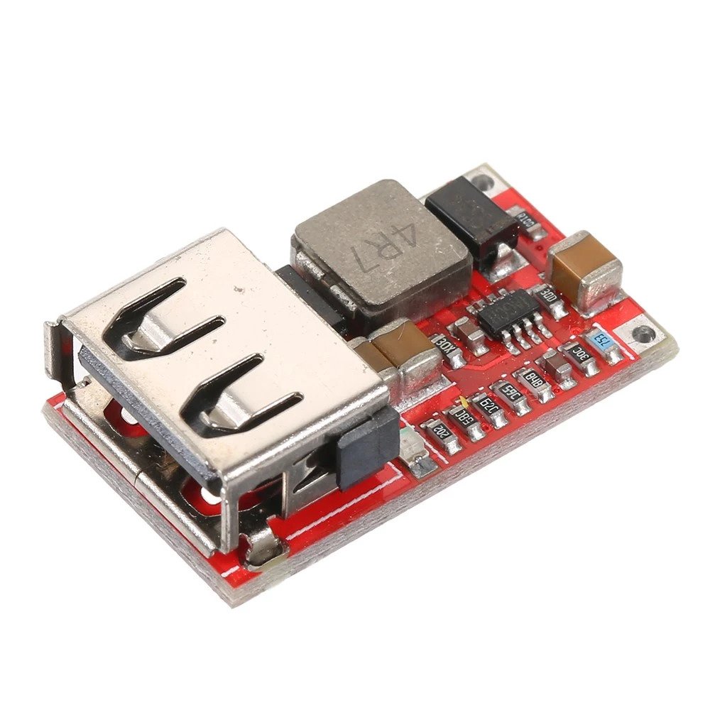 step down 5V usb 6-24V dc to 5V 3A usb fast charger buck converter